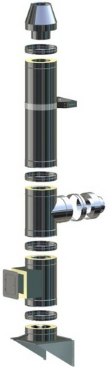 Ø 130mm / 4m - 1.4404 - 0,5mm
